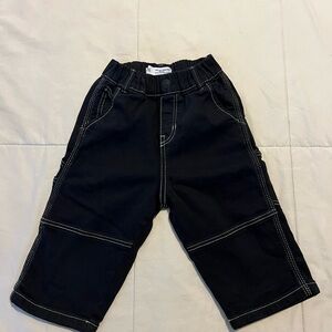 Zara Black Casual Wide Leg Bottoms